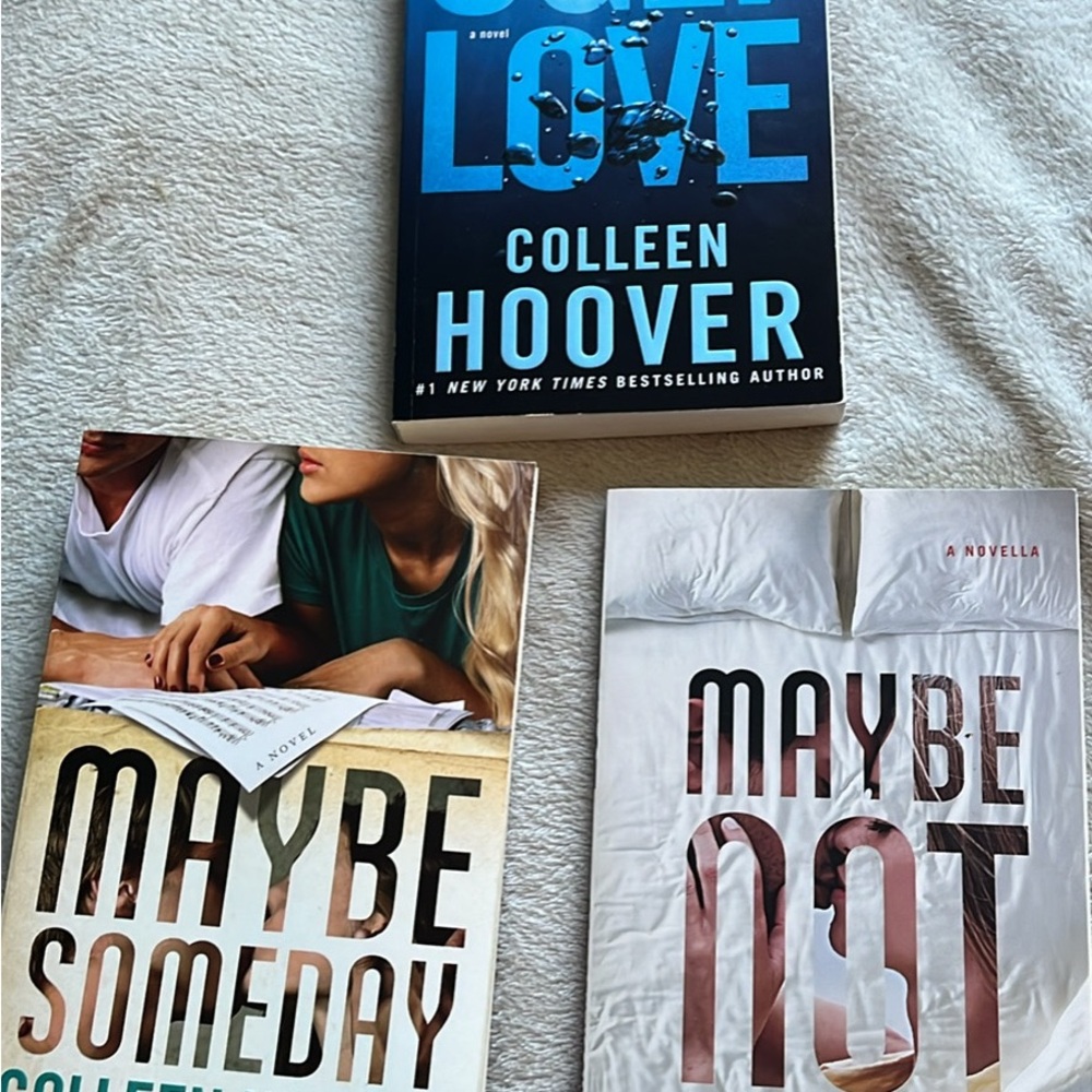 Book Set - Blue, White, Brown Covers
